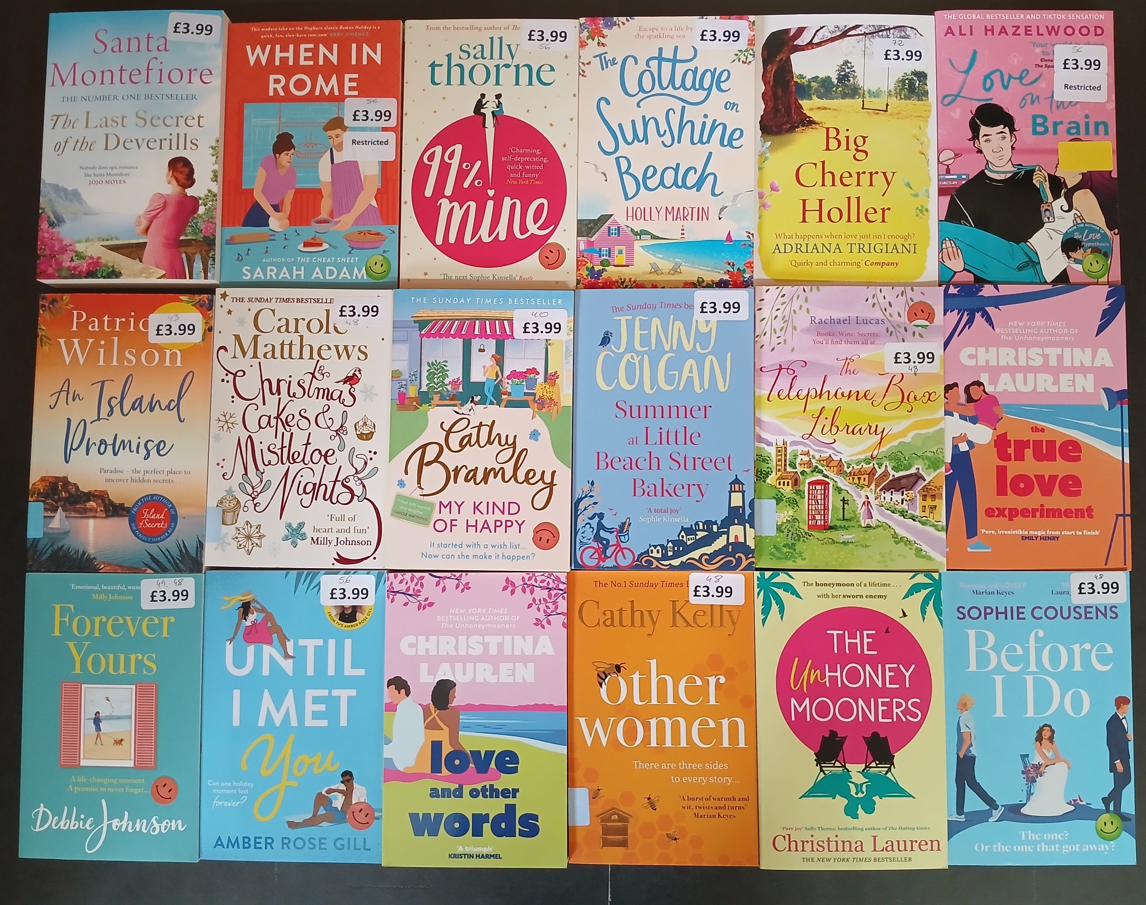 Showroom Sample Sagas & Relationships Bargain Book Box SP2329 – Book Grocer