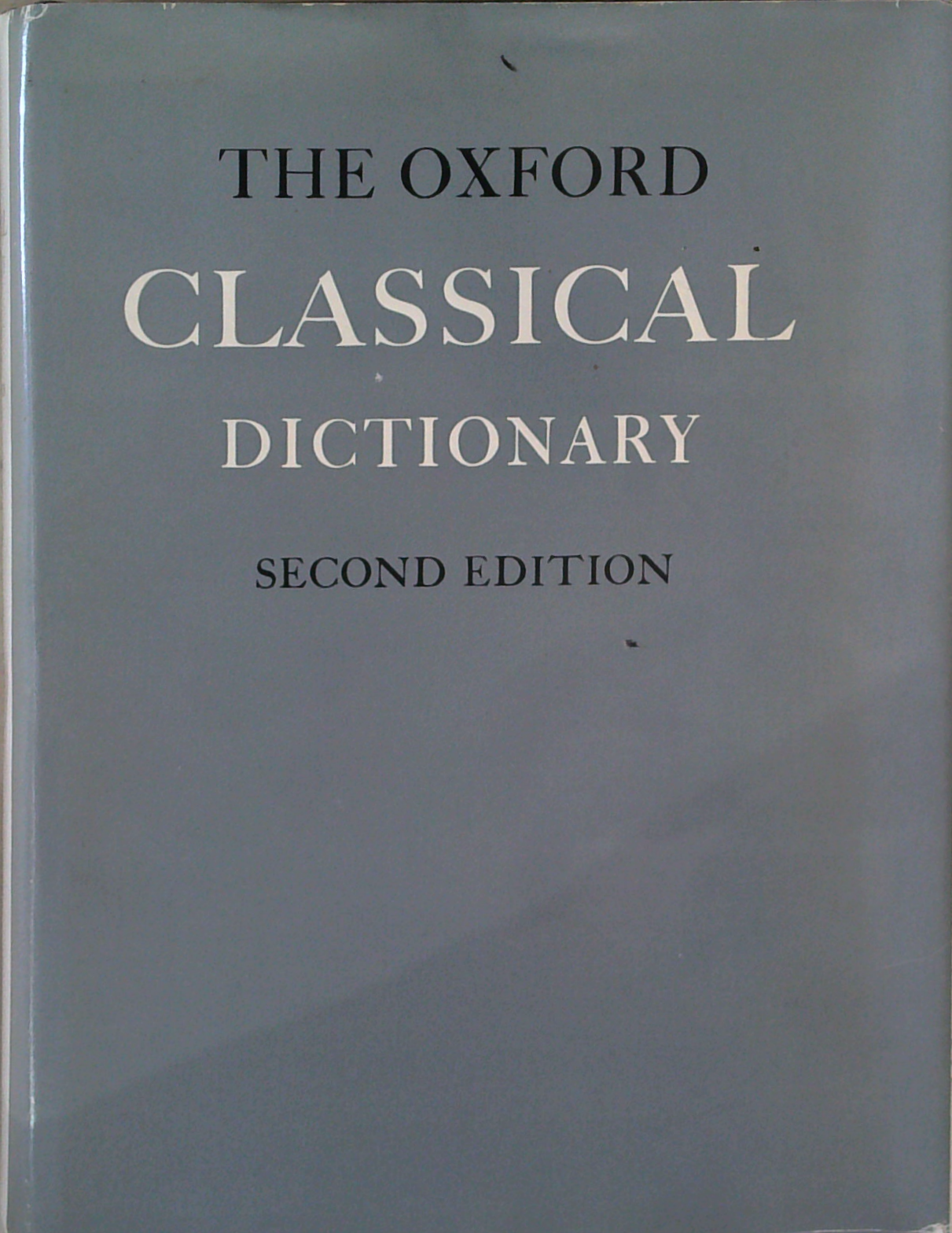 The Oxford Classical Dictionary – Book Grocer