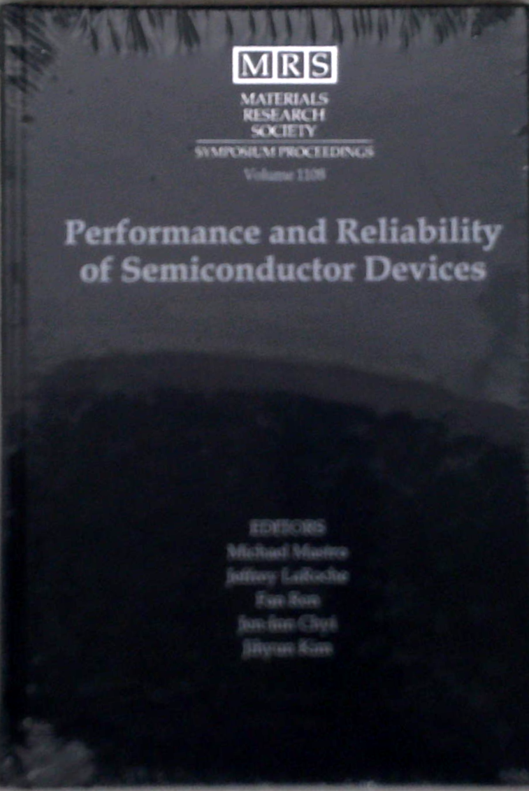 Performance And Reliability Of Semiconductor Devices – Book Grocer