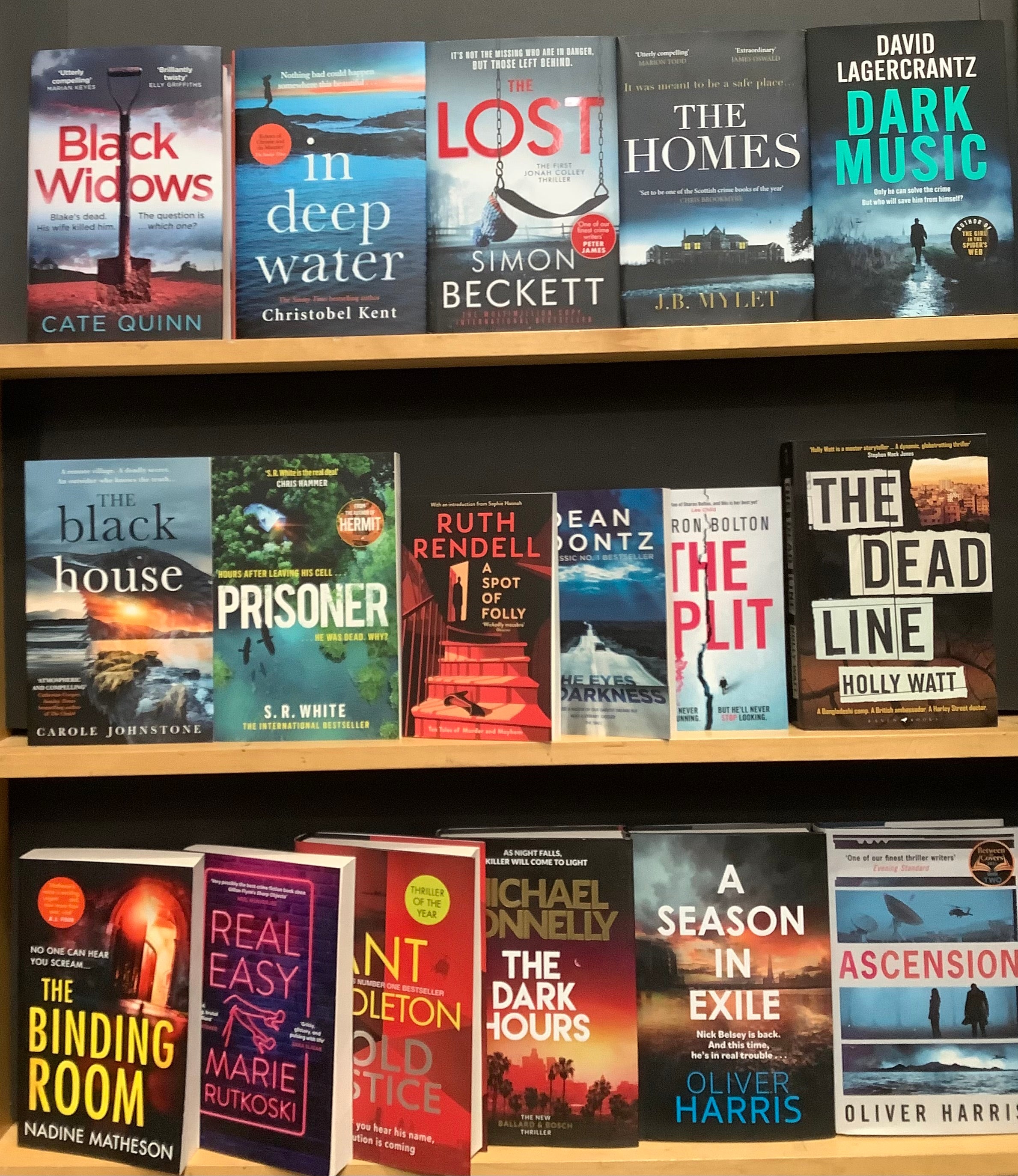 Crime Fiction Bargain Book Box 39 (17 books) Book Grocer