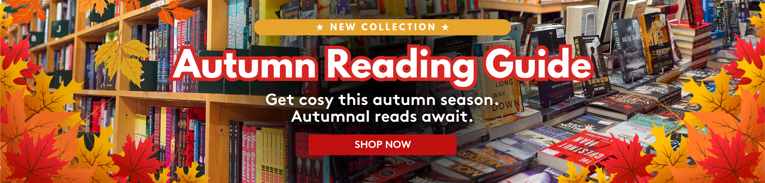Seasonal Reading Guide and Recommendations by Book Grocer - Autumn