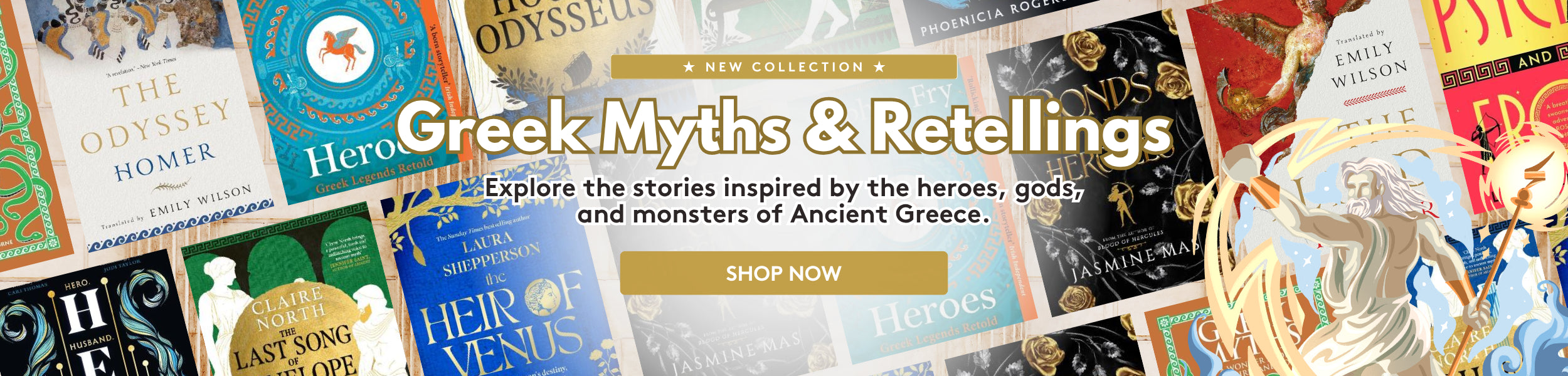 Greek Myths and Retelling Books. Stories inspired by Ancient Greece.