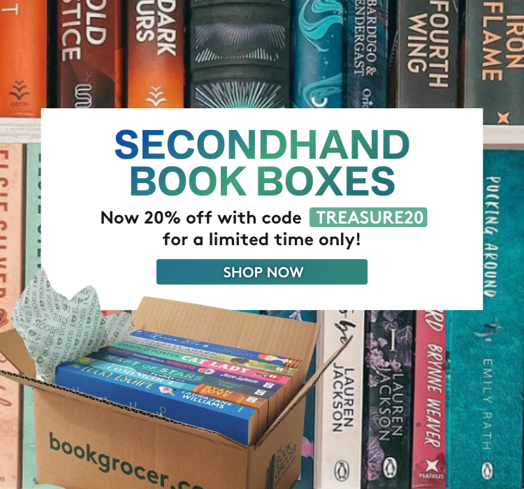 Shop secondhand book boxes - sale: use code treasure20 for 20% off all secondhand books and book boxes.