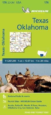 Texas Oklahoma - Zoom Map 176: Map