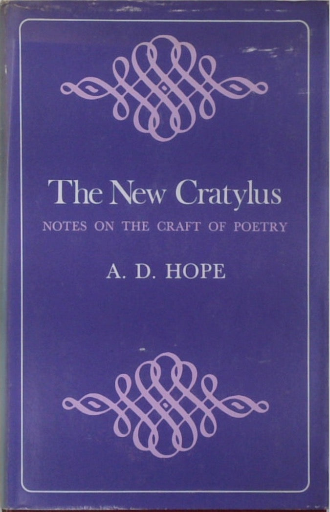 The New Cratylus: Notes on the Craft of Poetry