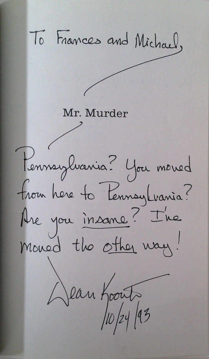 Mr. Murder (SIGNED)