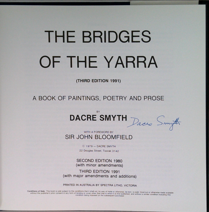 The Bridges Of The Yarra (SIGNED)