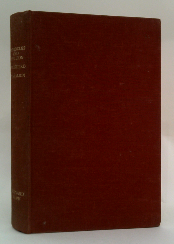 Androcles And The Lion Overruled: Pygmalion
