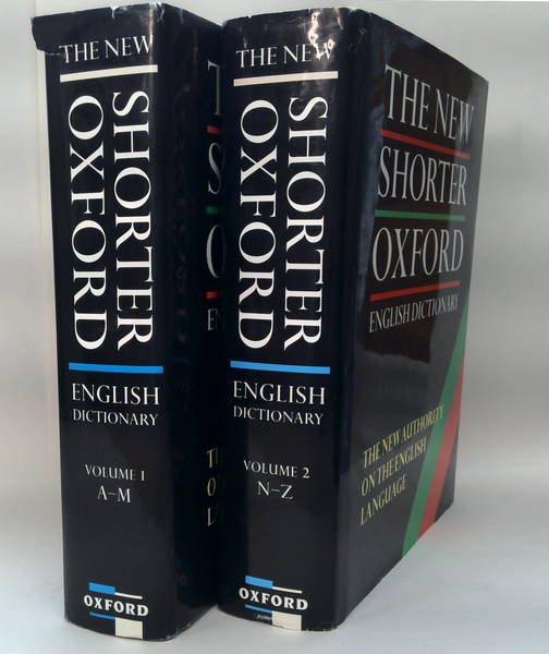 Shorter Oxford English Dictionary 2巻セット THE NEW SHORTER OXFORD ENGLISH DICTIONARY 2 Vol Set Thumb