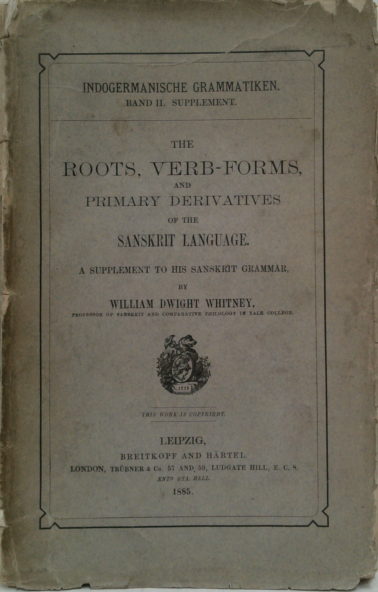 The Roots, Verb-Forms, and Primary Derivatives of the Sanskrit Language ...