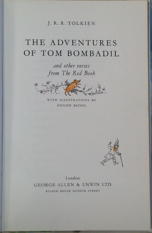 The Adventures Of Tom Bombadil