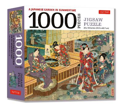 A Japanese Garden in Summertime - 1000 Piece Jigsaw Puzzle: A Scene