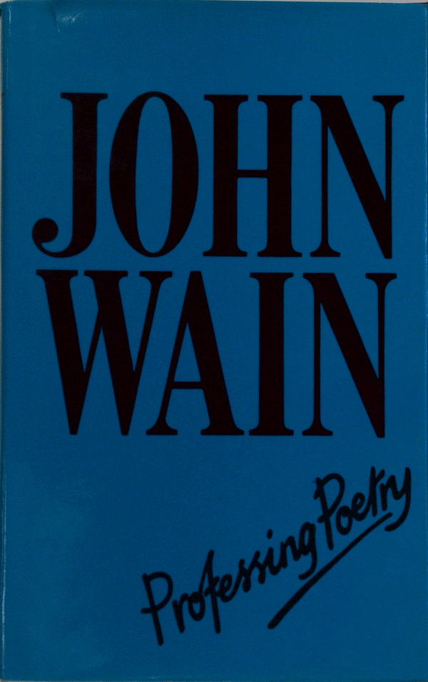 Professing Poetry
