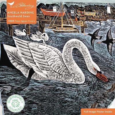 Adult Sustainable Jigsaw Puzzle Angela Harding: Southwold Swan: