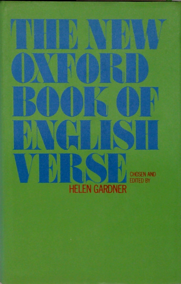 The New Oxford Book Of English Verse