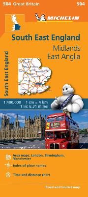 South East England - Michelin Regional Map 504: Map