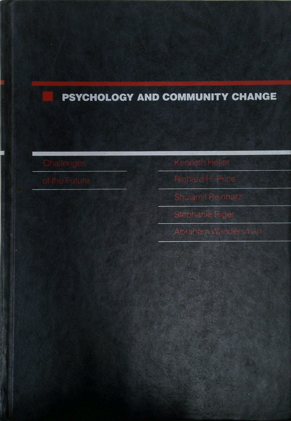 Psychology And Community Change: Challenges Of The Future