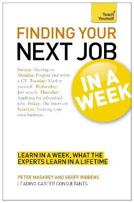 Finding Your Next Job in a Week: Teach Yourself