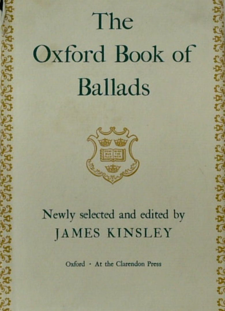 The Oxford Book of Ballads