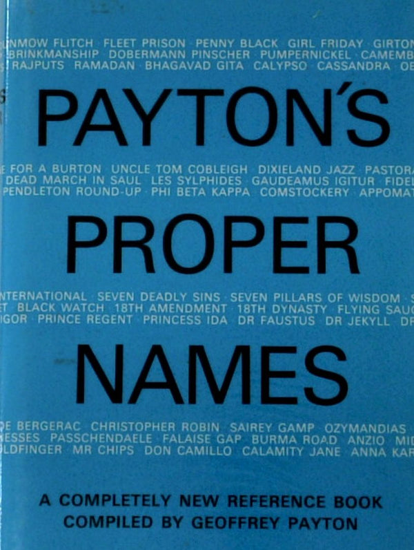 Payton's Proper Names