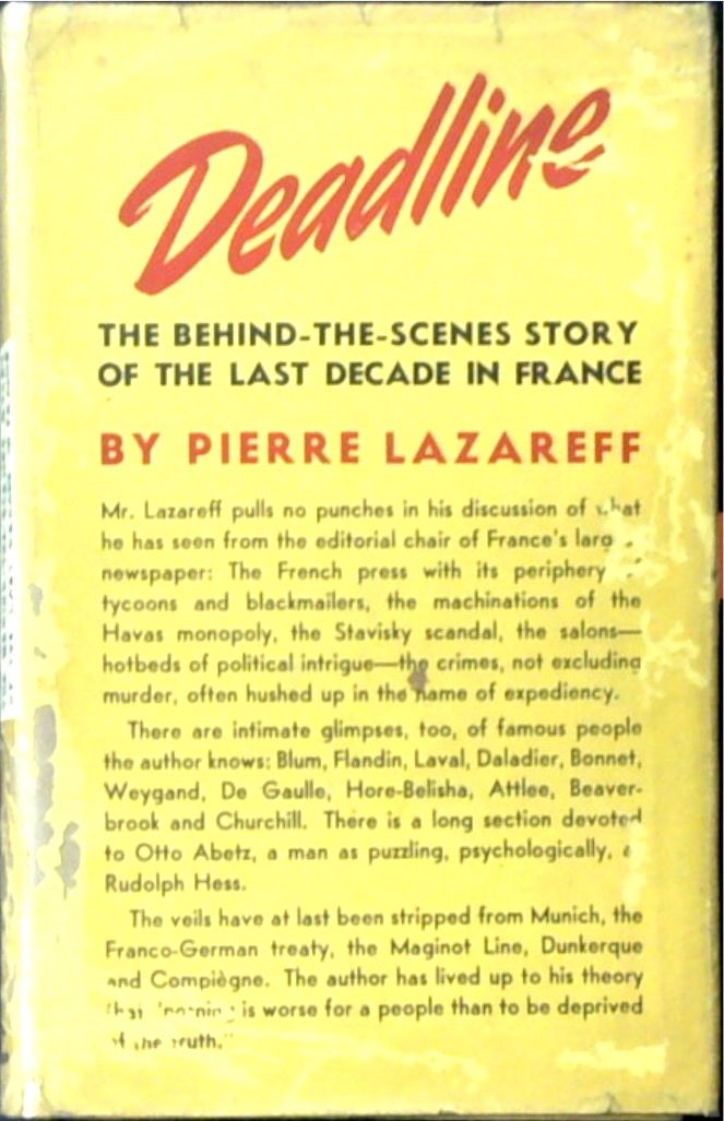 Deadline: The Behind-The-Scenes Story of the Last Decade in France