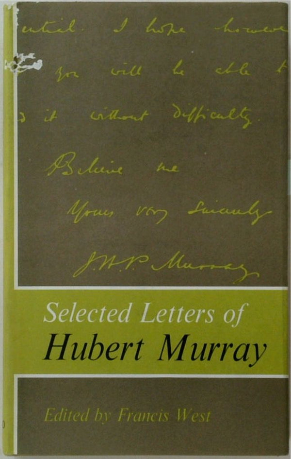 Selected Letters of Hubert Murray