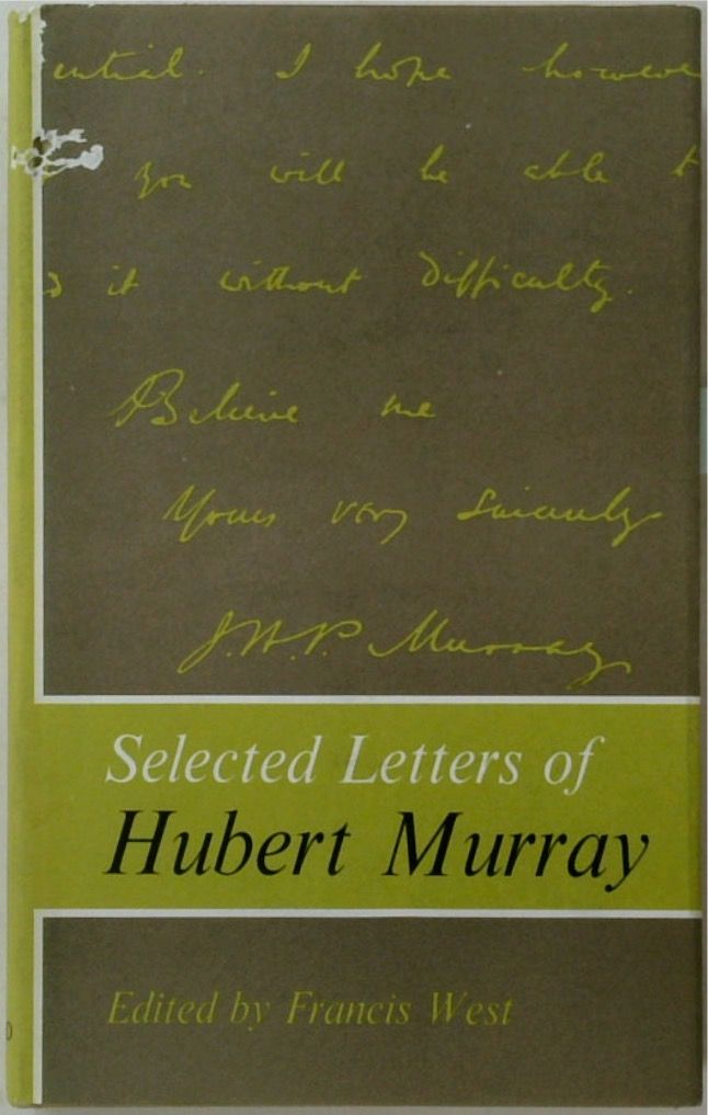 Selected Letters of Hubert Murray