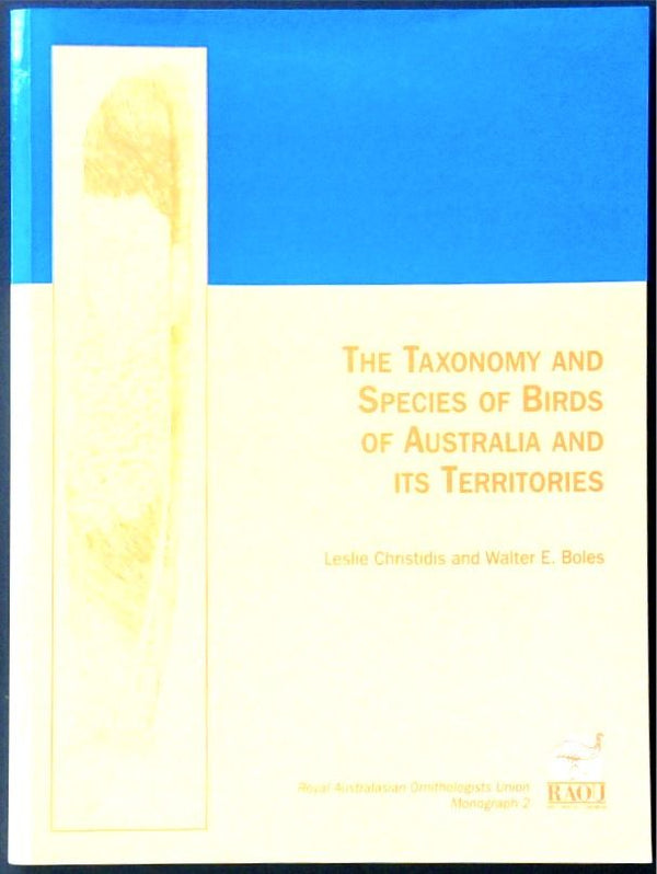 The Taxonomy and Species of Birds of Australia and Its Territories