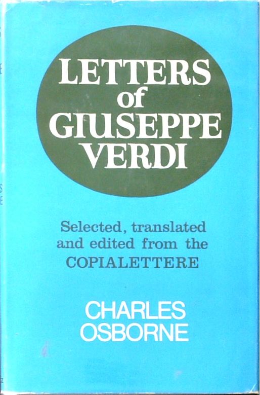 Letters of Guiseppe Verdi