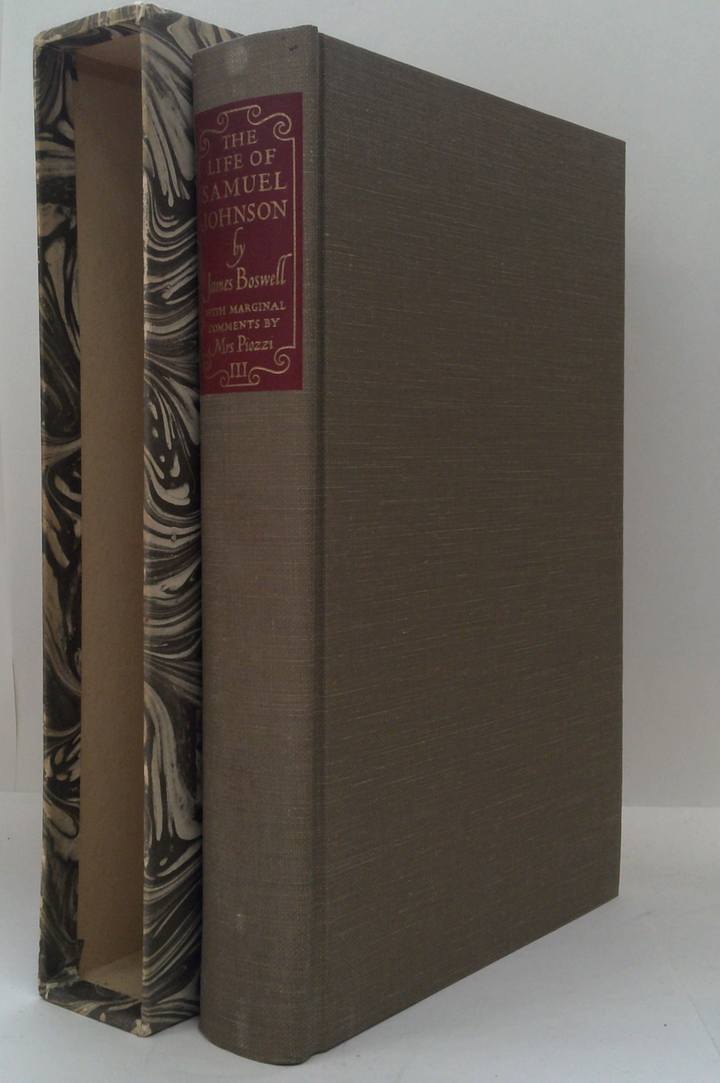The Life Of Samuel Johnson; With Marginal Comments By Mrs. Piozzi Vol. III