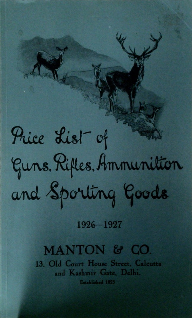 Price List of Guns, Rifles, Ammunition and Sporting Goods 1926-1927