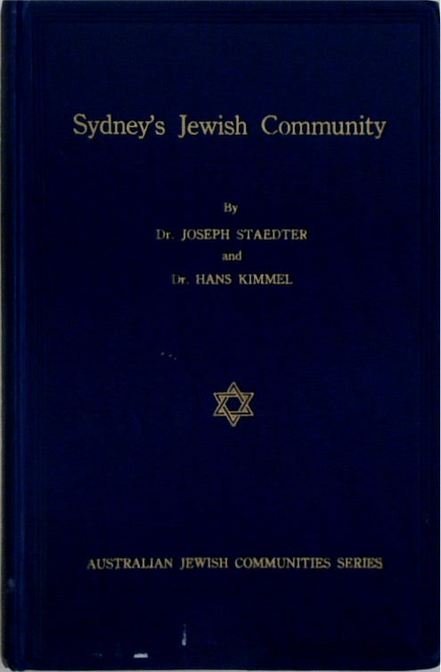 Sydney's Jewish Community Materials for a Post-War (II) History