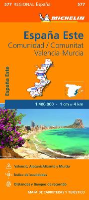 Comunidad Valenciana, Murcia - Michelin Regional Map 577: Map