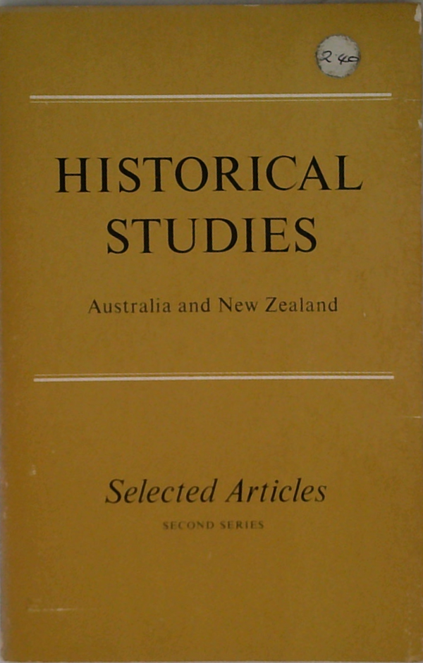Historical Studies: Selected Articles, Second Series