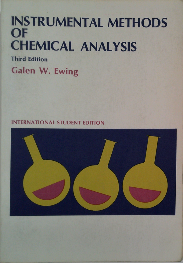 Instrumental Methods Of Chemical Analysis; Third Edition