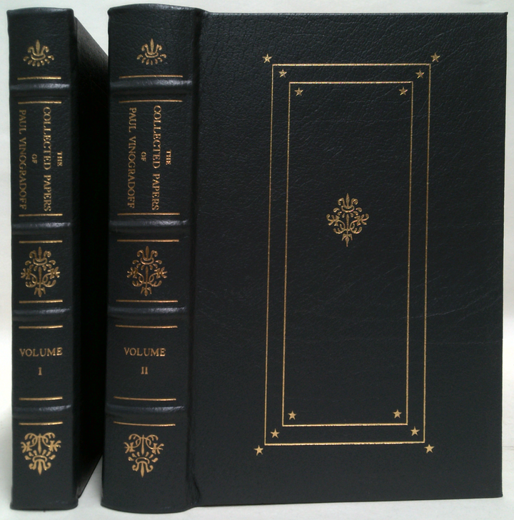 The Collected Papers Of Paul Vinogradoff (Two-Volume Set)