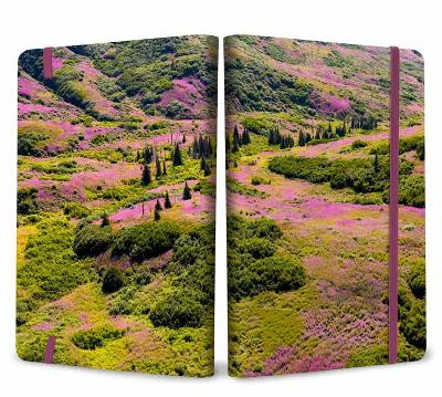 Refuge: Purple Fireweed Softcover Notebook: Kenai National Wildlife