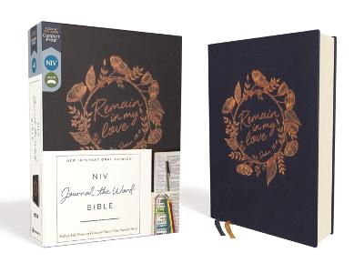 NIV, Journal the Word Bible (With Space for Your Own Artwork), Cloth