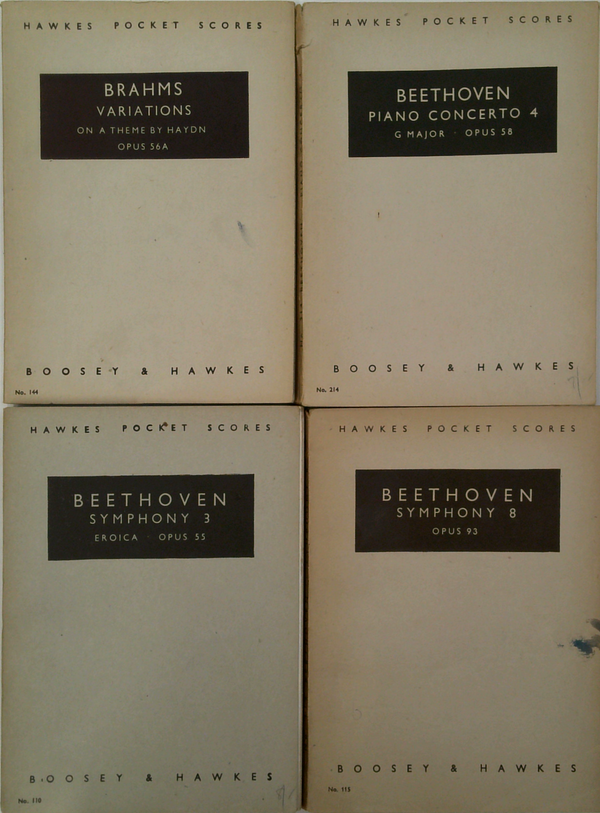 Hawkes Pocket Scores (Eight-Volume Set)