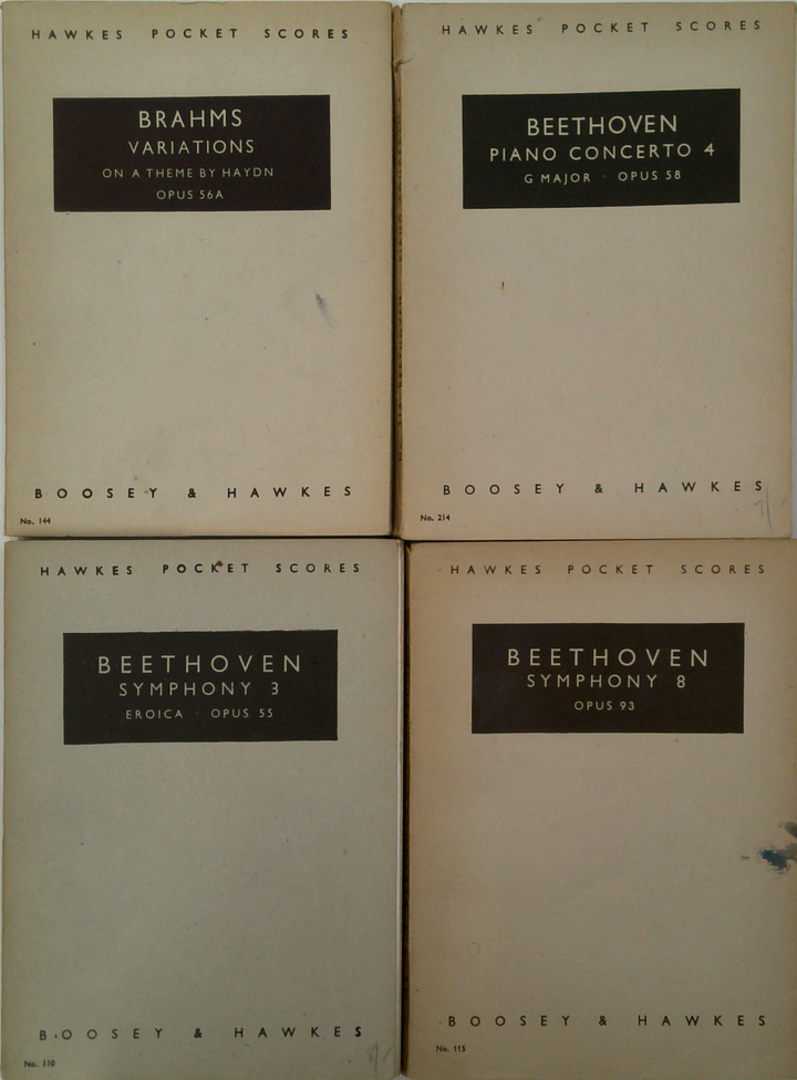 Hawkes Pocket Scores (Eight-Volume Set)