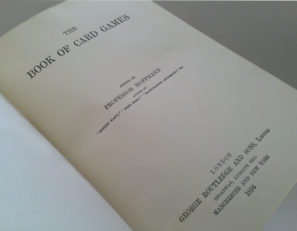The Book Of Card Games