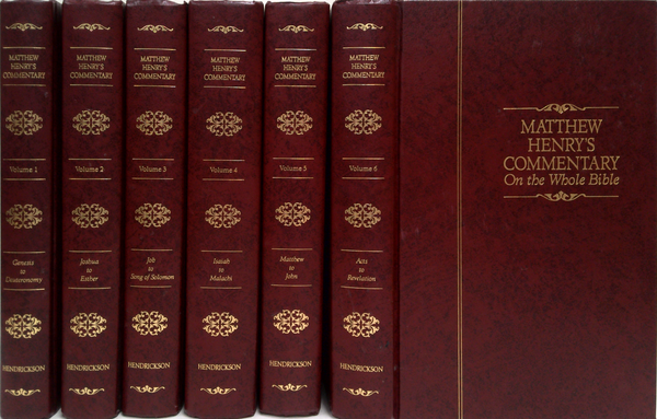 Matthew Henry's Commentary On The Whole Bible (Six-Volume Set)