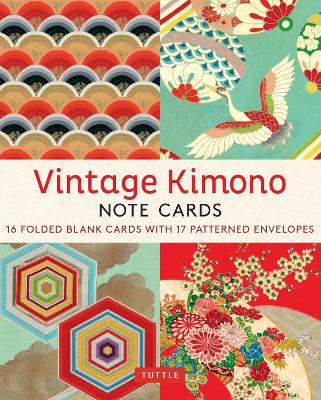 Vintage Kimono, 16 Note Cards: 8 illustrations from 1900's Vintage
