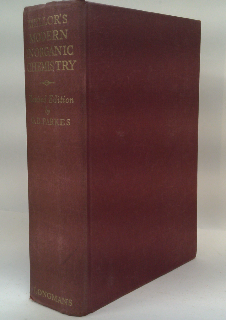 Mellor's Modern Inorganic Chemistry