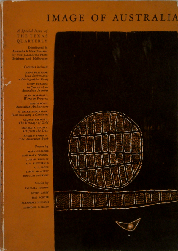 Image Of Australia: A Special Issue Of The Texas Quarterly