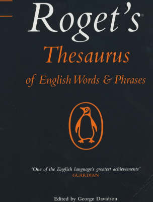 Roget's Thesaurus of English Words and Phrases