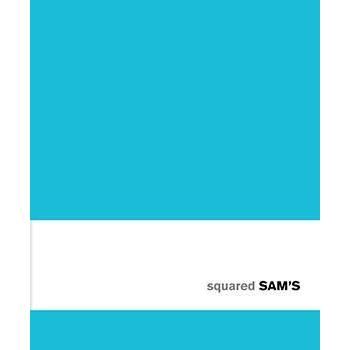Sams 15x18 Squared Turquoise Notebook