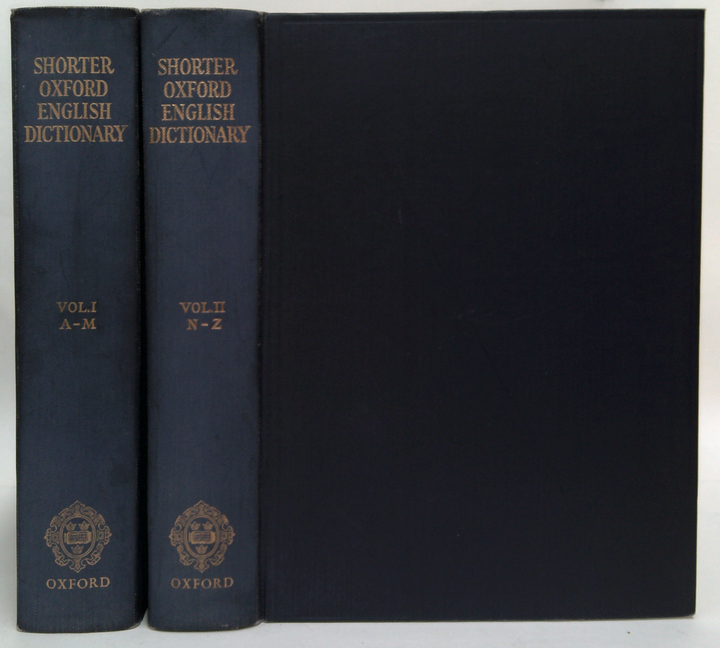 The Shorter Oxford English Dictionary on Historical Principles (Two-Volume Set)