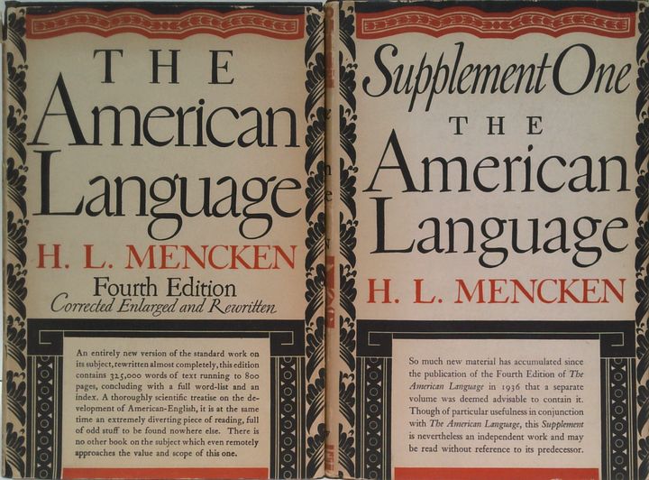 The American Language + Supplement One (Two-Volume Set) 