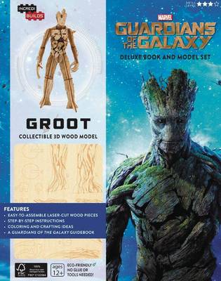 Incredibuilds: Marvel: Groot: Guardians of the Galaxy Deluxe Book and
